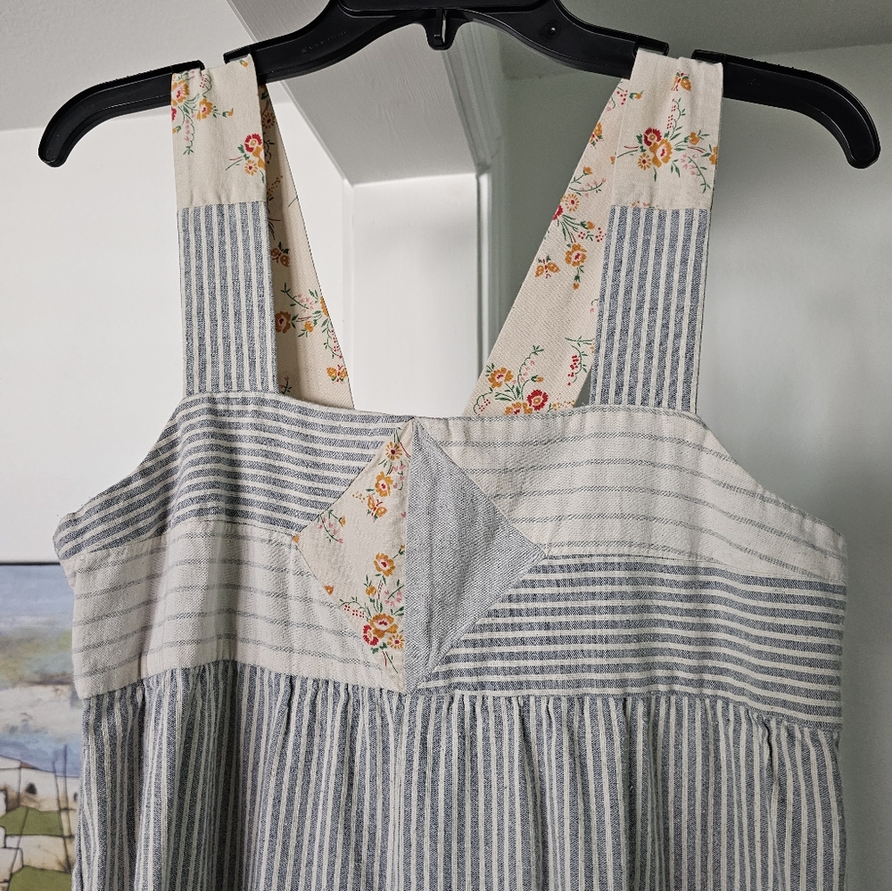 Madewell x The New Denim Project Patchwork Wide Leg Jumpsuit